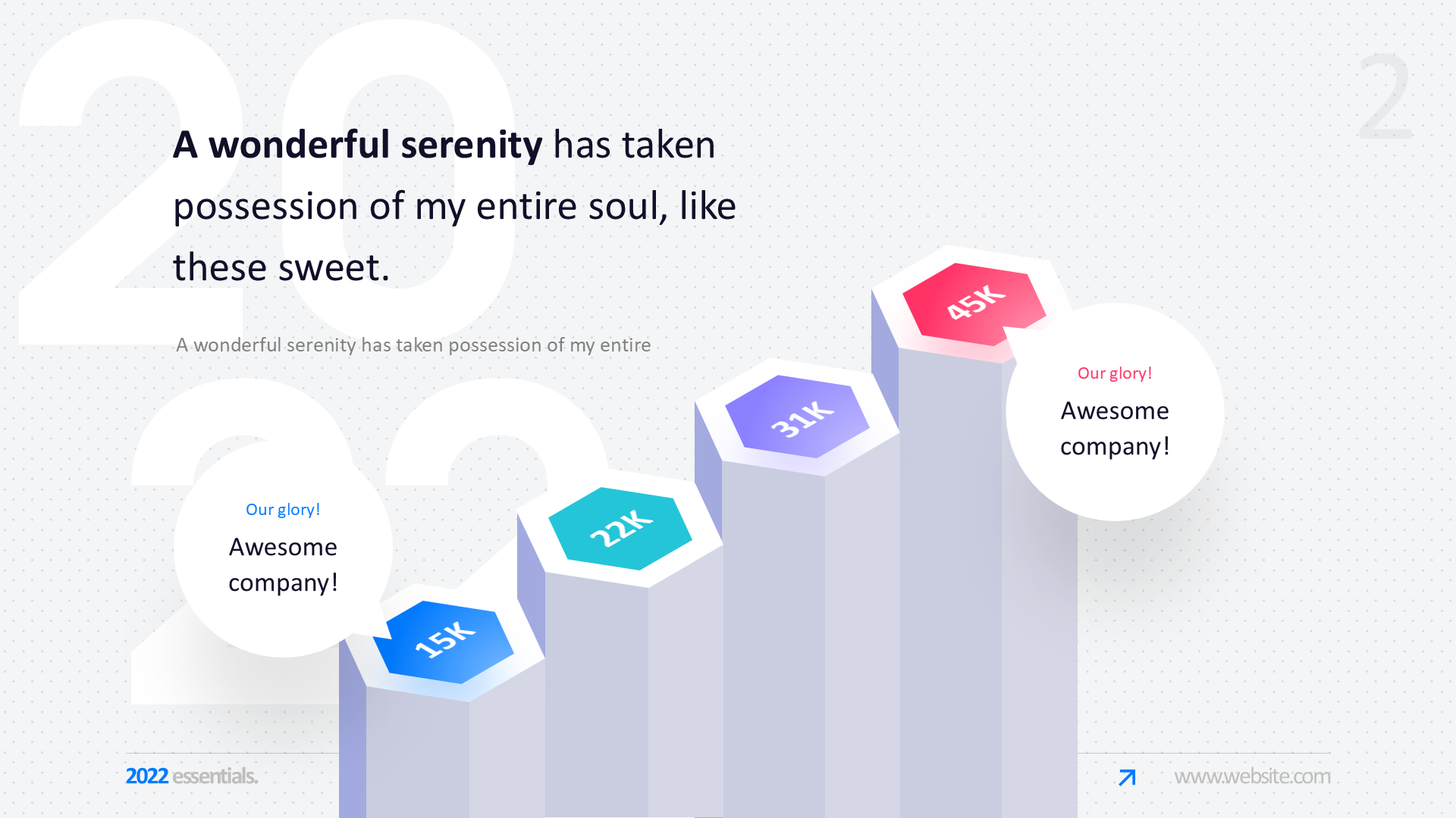 Market Growth - Light slide 2